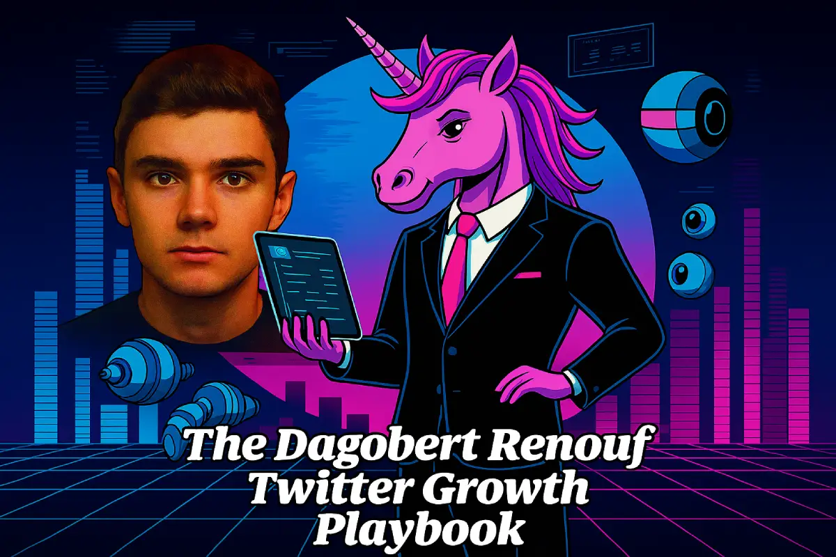 🦄 The Dagobert Renouf Twitter Growth Playbook: From 0 to 100K Followers