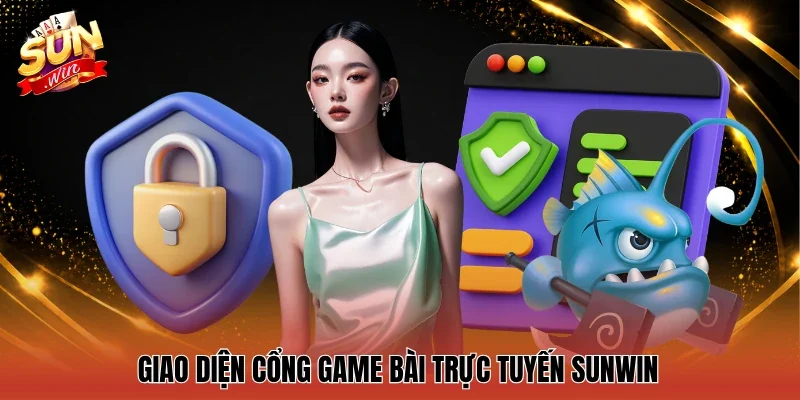 Giao diện cổng game bài trực tuyến Sunwin